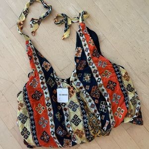 NWT | free people | embellished halter